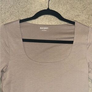 Old Navy Women's Taupe Bodysuit